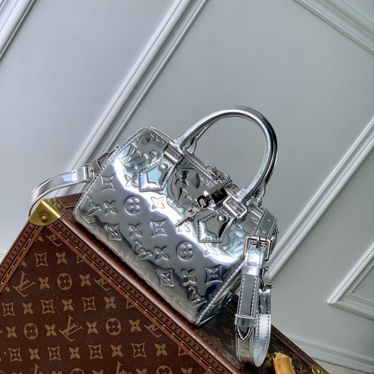 Louis Vuitton Bags- Louis Vuitton Lou Speedy 20 Bag Premium Designer Shoulder Bag