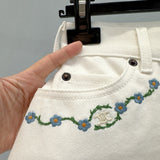 Front view of Celine Denim Skirt premium skirt
