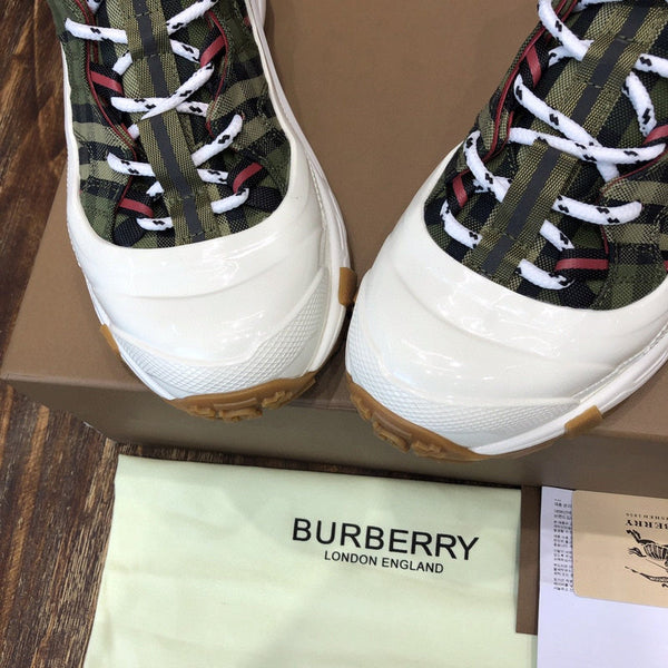 Burberry Beige Knee-High Boots - Sole Detail View