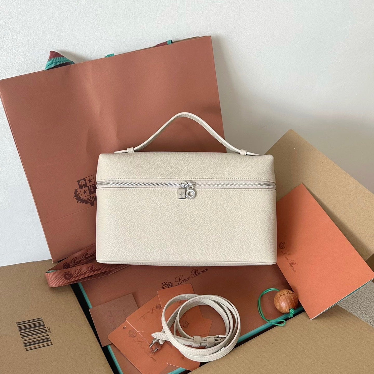 Bags- Loro P Extra Pouch L27 Premium Designer Shoulder Bag
