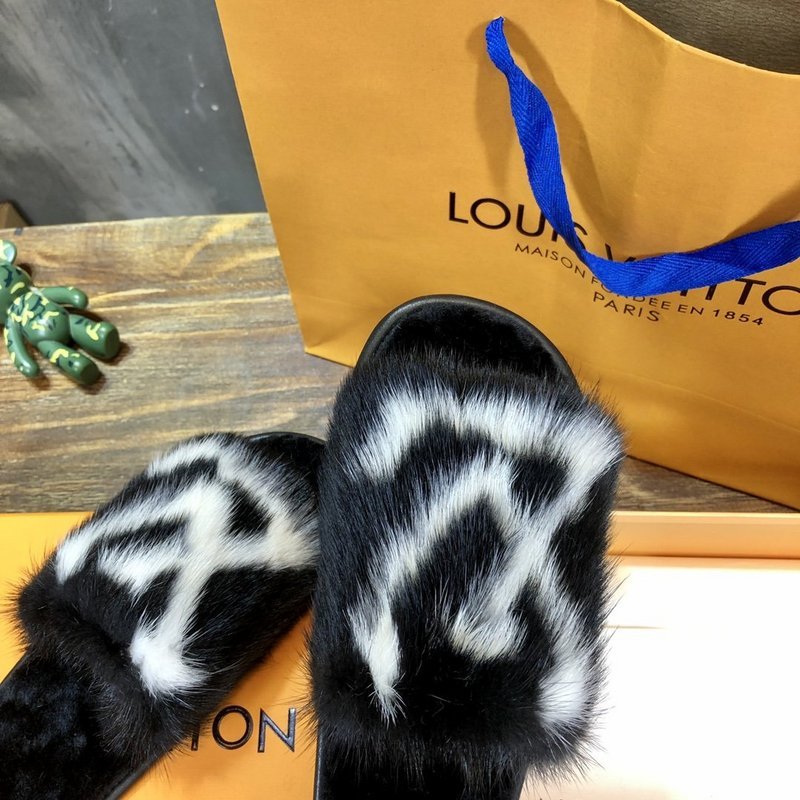 Louis Vuitton luxury shoes detail shot