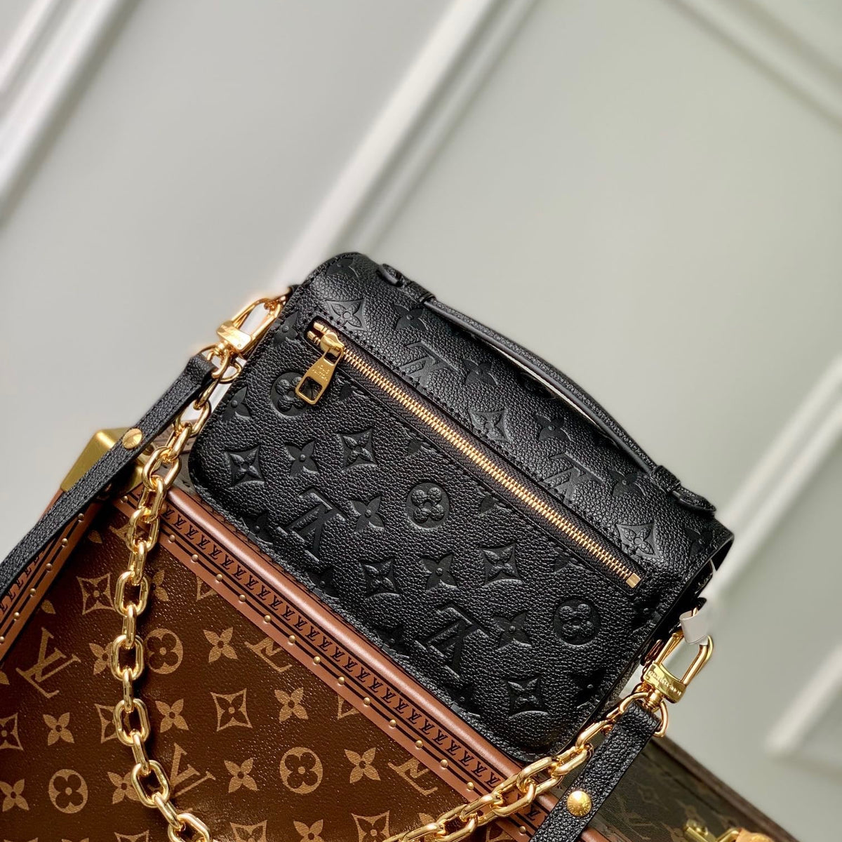 Louis Vuitton Bags- Louis Vuitton Lou Pochette Metis East West Bag Luxury Designer Leather Handbag