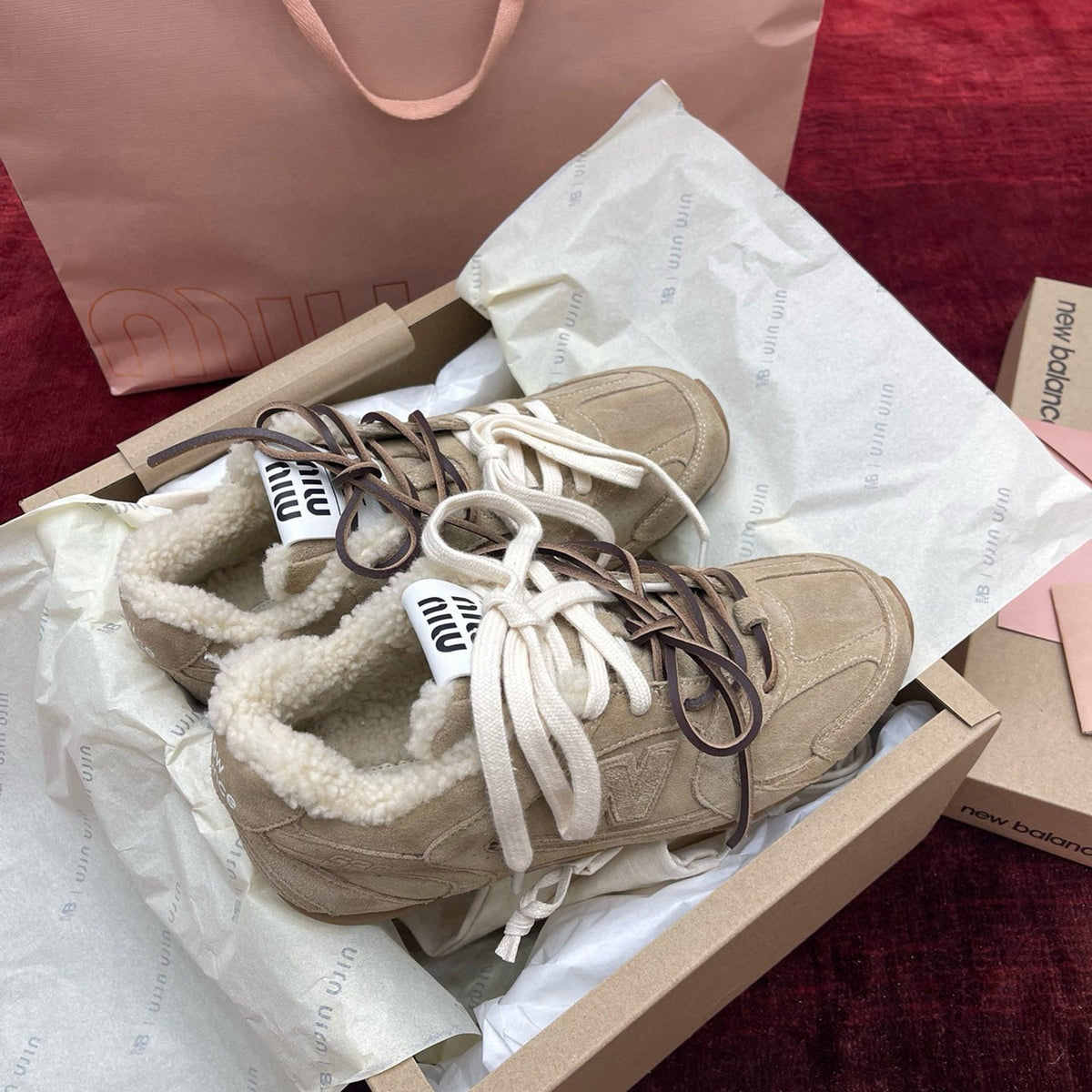 New Balance Shoes- New Balance Miu M x New Balance Trainers Luxury Lifestyle Designer Footwear