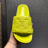 Louis Vuitton Chocolate Brown Low-Top Sneakers - Angled View