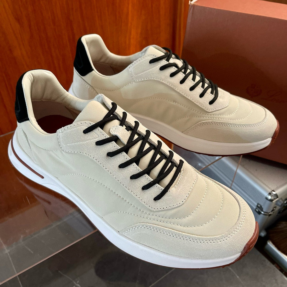 Shoes- Loro P Weekend Walk Trainers Luxury Lifestyle Designer Footwear