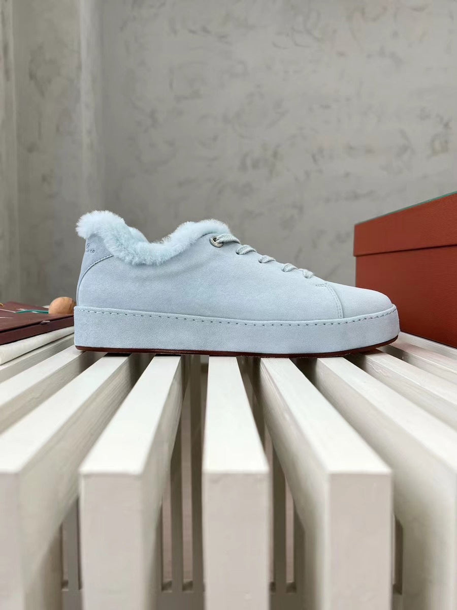 Shoes- Loro P Fur Nuages Sneakers Comfortable Everyday Designer Shoes