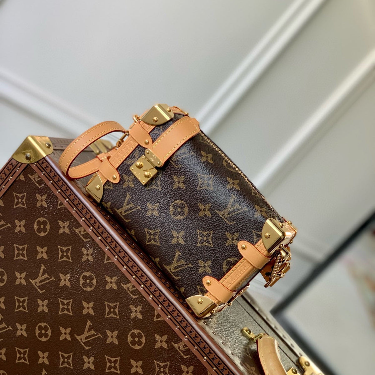 Louis Vuitton Bags- Louis Vuitton Lou Side Trunk Pm Bag Premium Designer Shoulder Bag