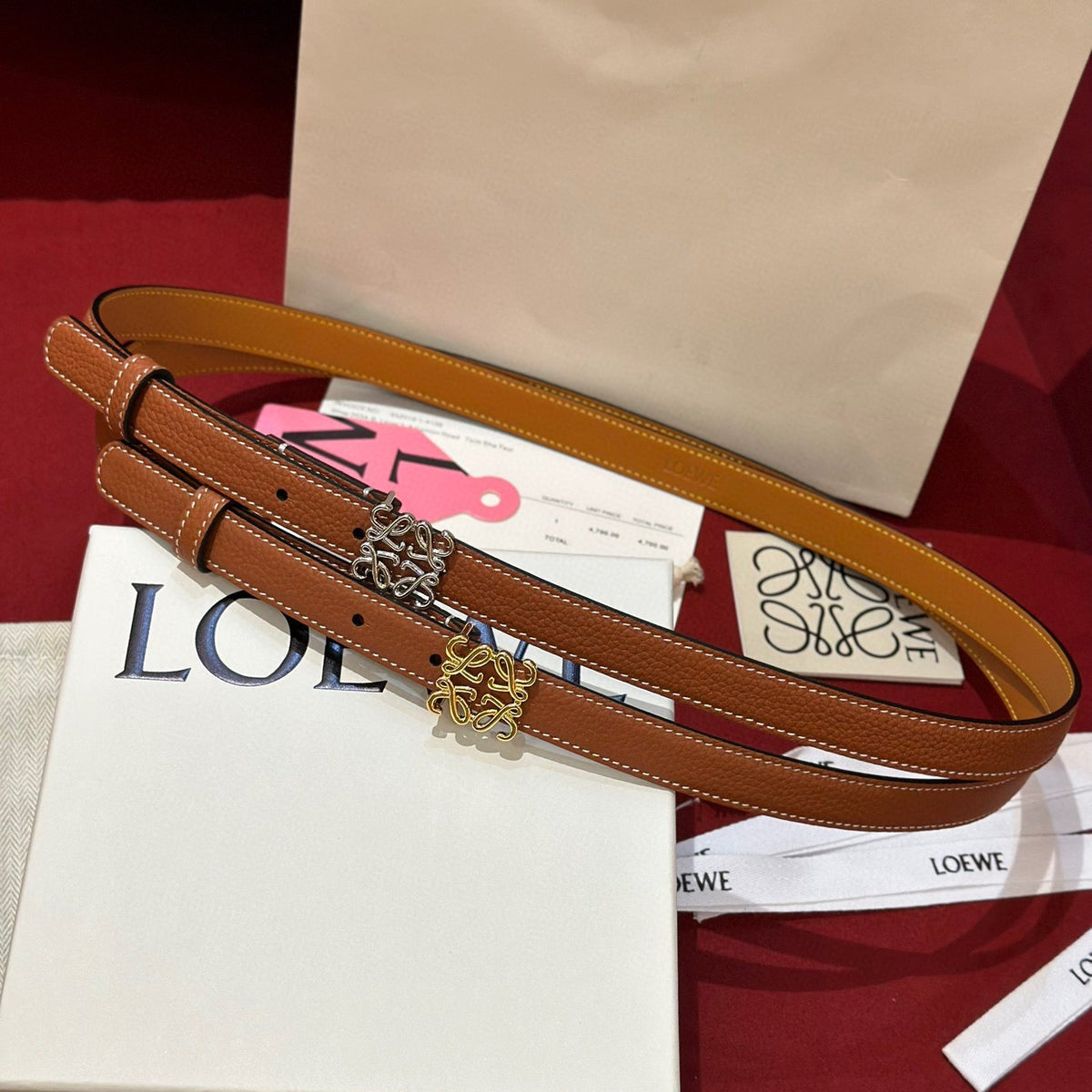 Belts- Loew Belt 20mm Premium Leather Designer Belt