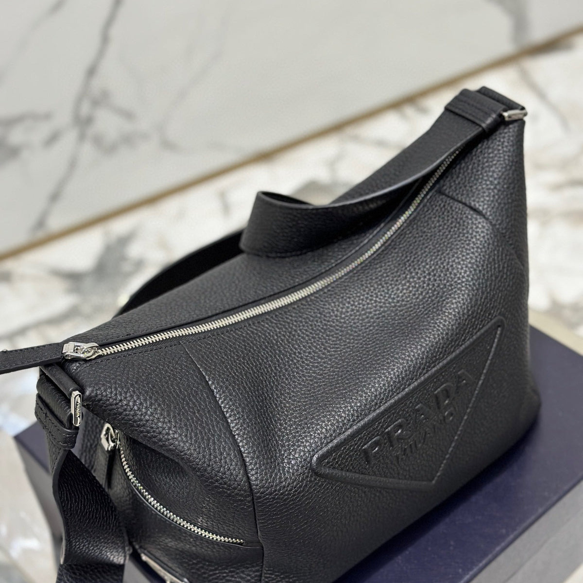 Bags- Pd Leather Bag With Shoulder Strap Premium Designer Shoulder Bag