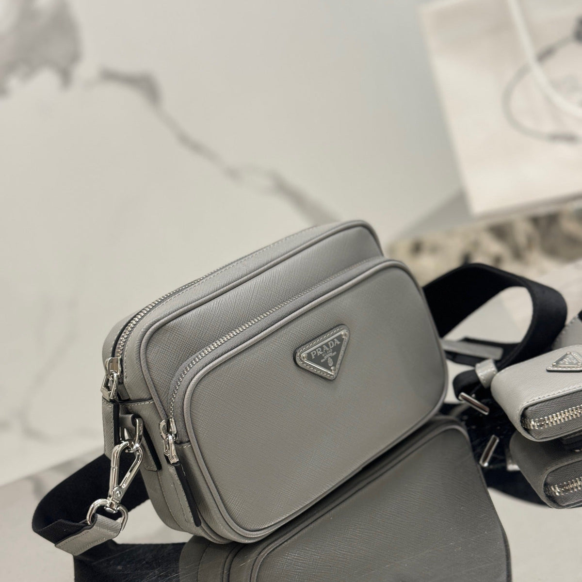 Bags- Pd Saffiano Leather Shoulder Bag Premium Designer Shoulder Bag