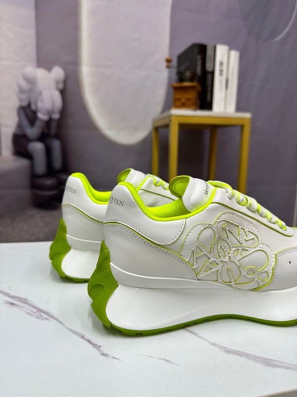 Alexander McQueen Black Low-Top Sneakers - Back View