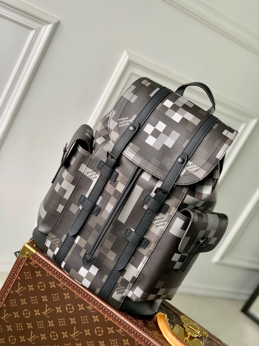 Louis Vuitton Bags- Louis Vuitton Lou Christopher Pm Backpack Premium Designer Shoulder Bag