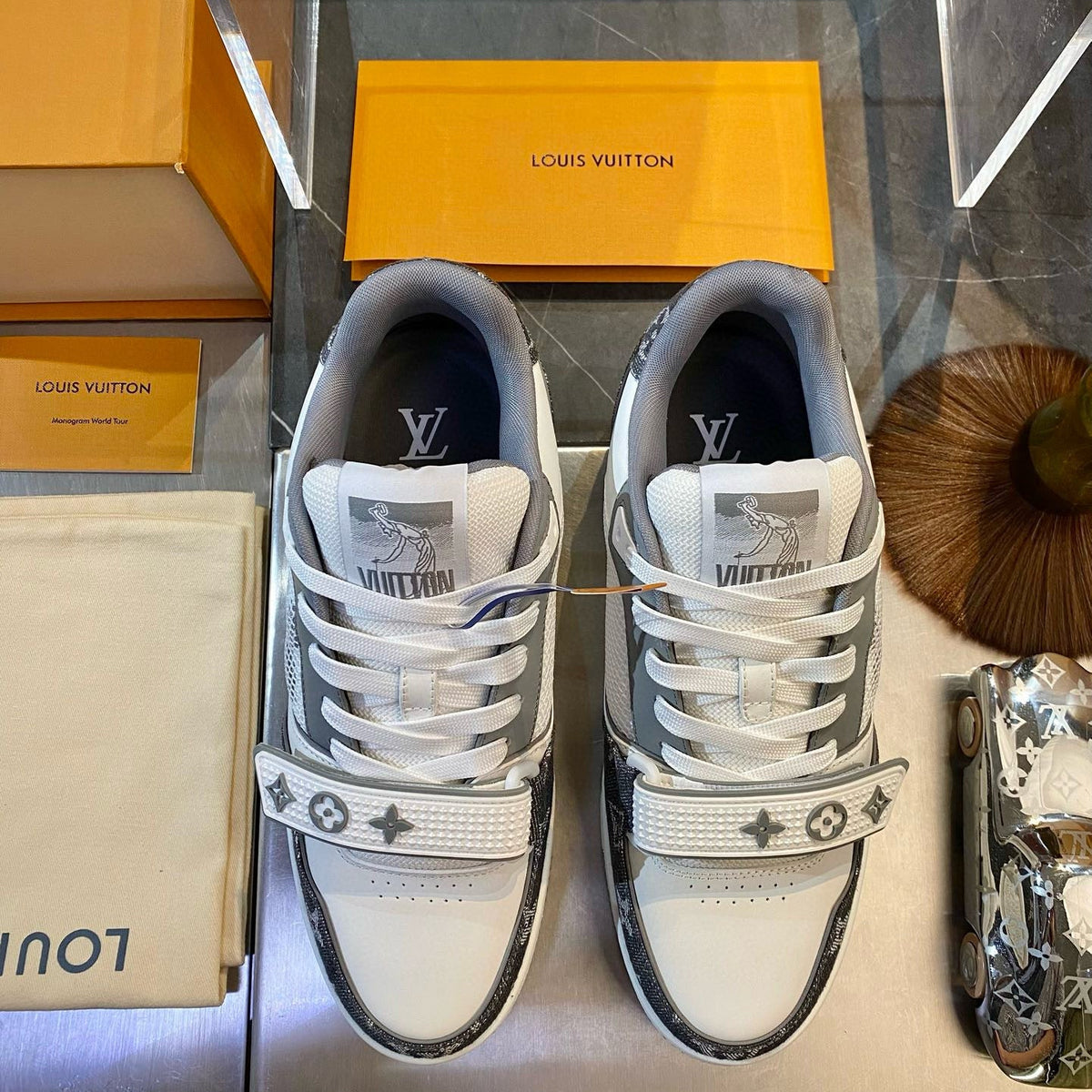 Louis Vuitton Shoes- Louis Vuitton Lou Trainers Comfortable Everyday Designer Shoes