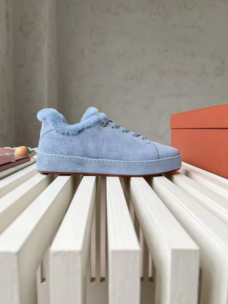Shoes- Loro P Fur Nuages Sneakers Luxury Lifestyle Designer Footwear