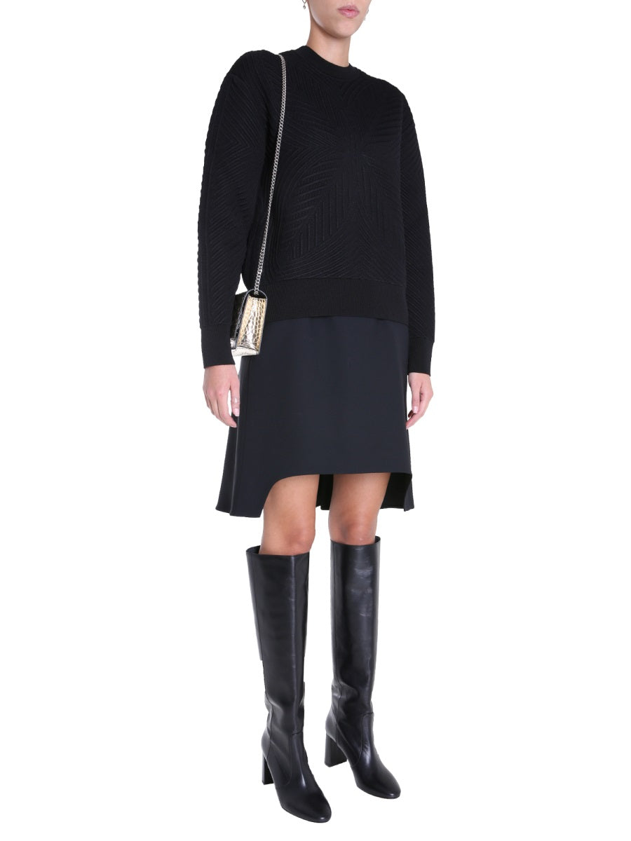 Alexander McQueen Sweaters? Alexander Mcqueen Women Crew Neck Sweater Luxury Designer Knit Sweater