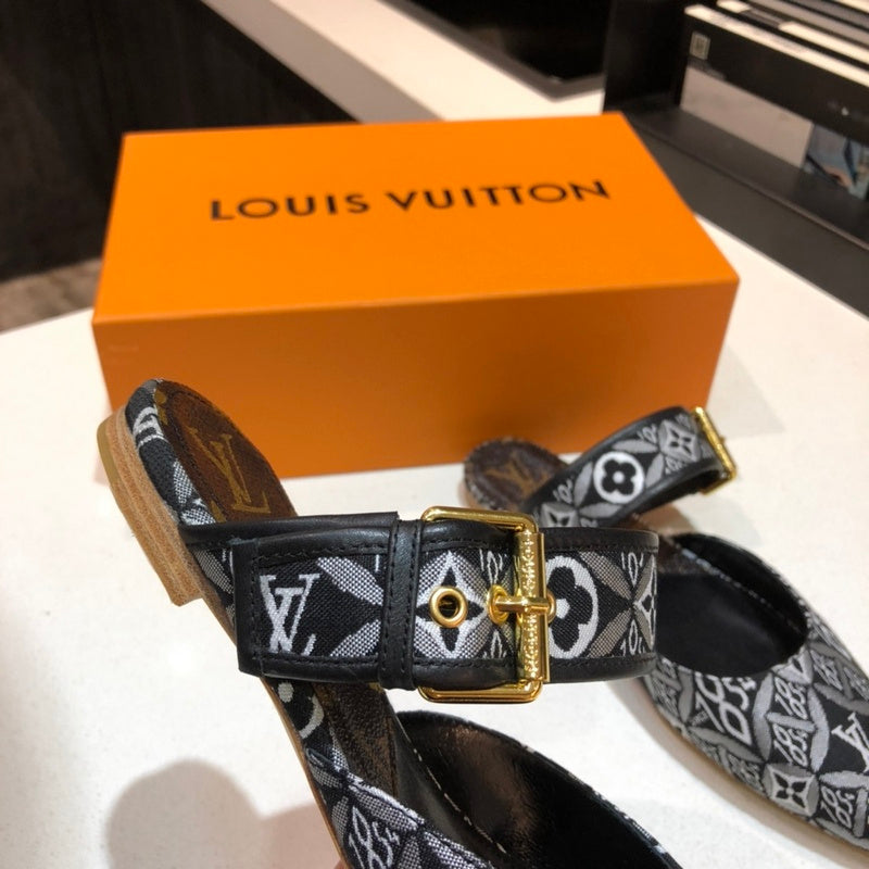 Louis Vuitton shoes Style 215 - close-up of elevated everyday design