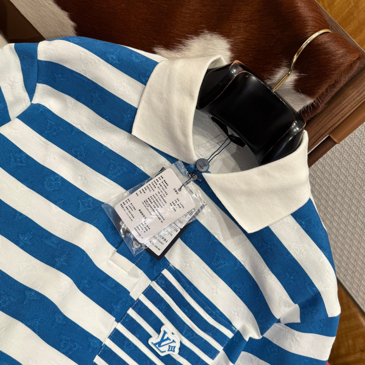 Louis Vuitton Polo Shirts- Louis Vuitton Lou Polo Shirt Classic Designer Cotton Polo Shirt