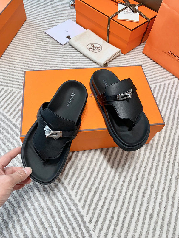 Hermes sandals Style 221 - styled lifestyle view