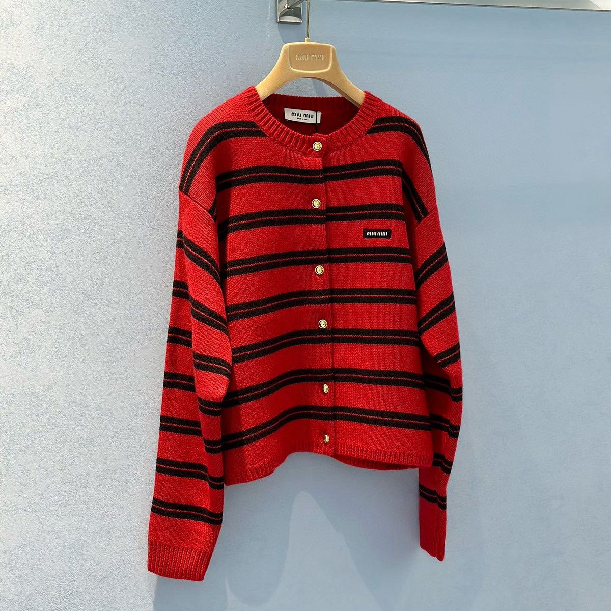 Sweaters- Miu M Cardigan Premium Casual Designer Knitwear