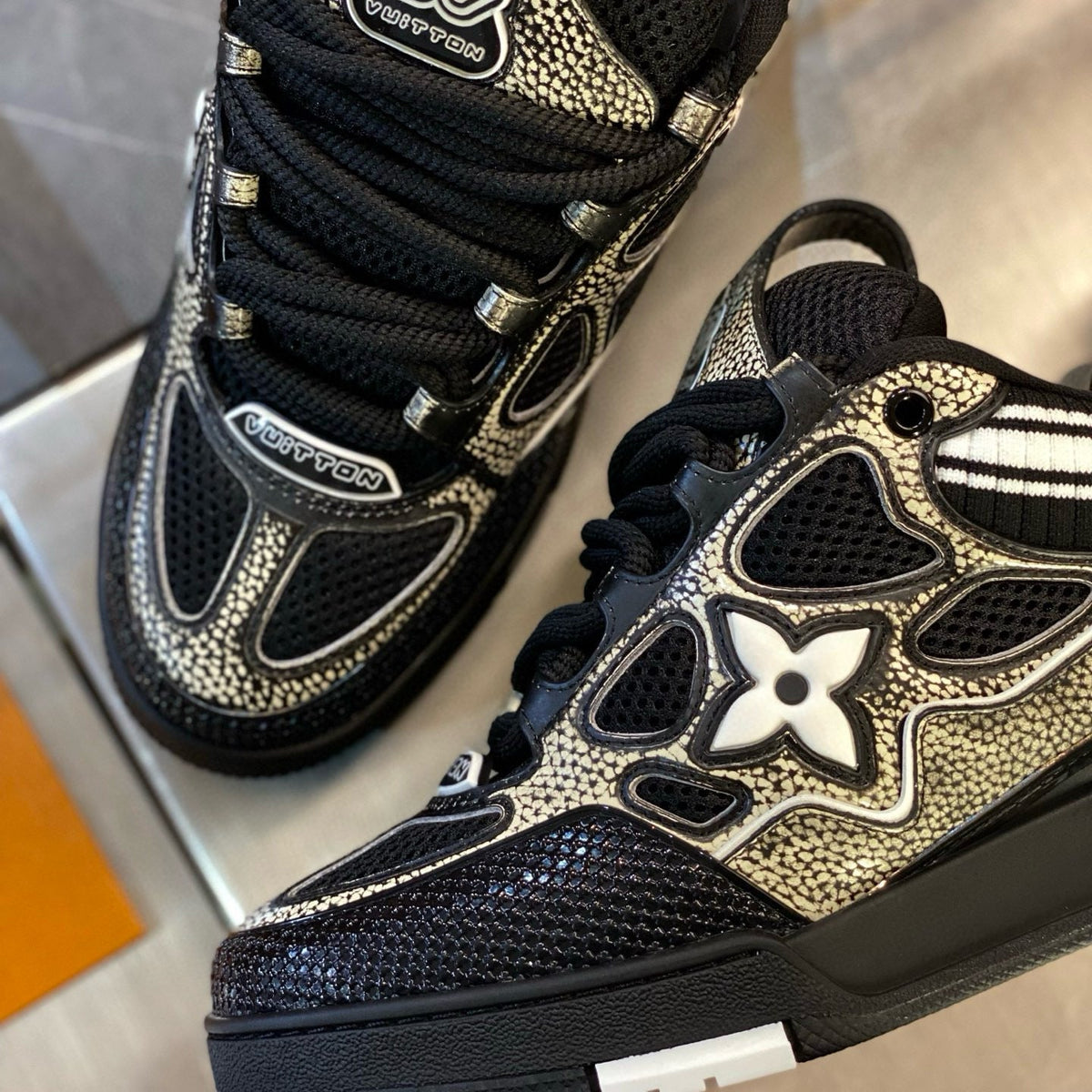 Velouxe Shoes?  Velouxe Lou Trainers Comfortable Everyday Designer Shoes