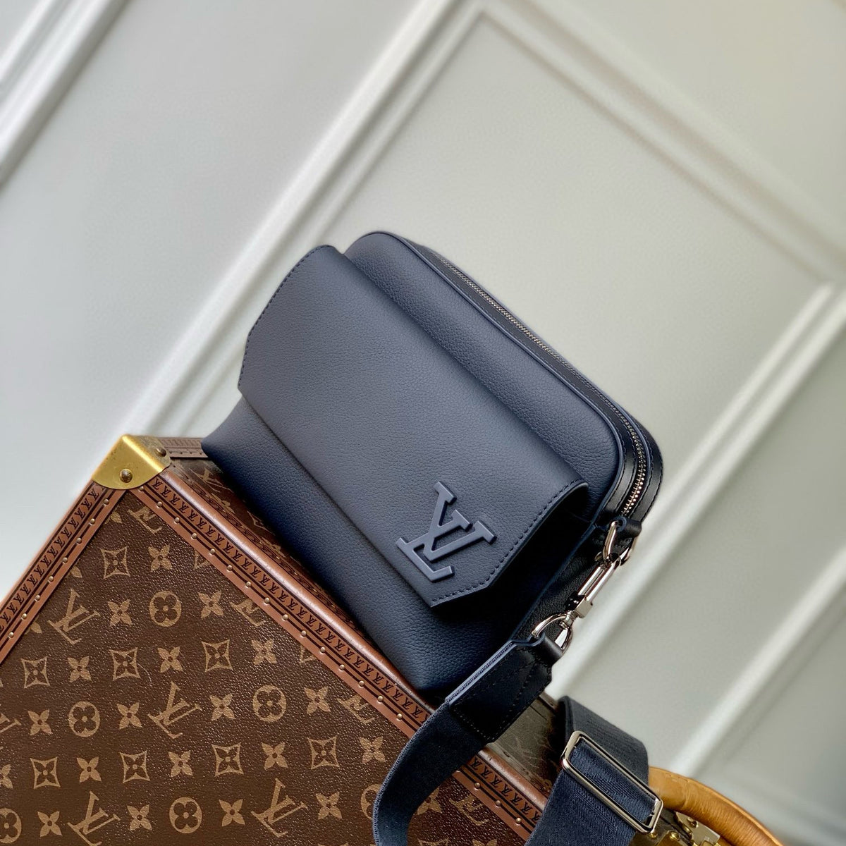 Louis Vuitton Bags- Louis Vuitton Lou Fastline Messenger Bag Luxury Designer Leather Handbag