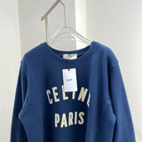 Celine Sweatshirt detail shot – designer craftsmanship and quality