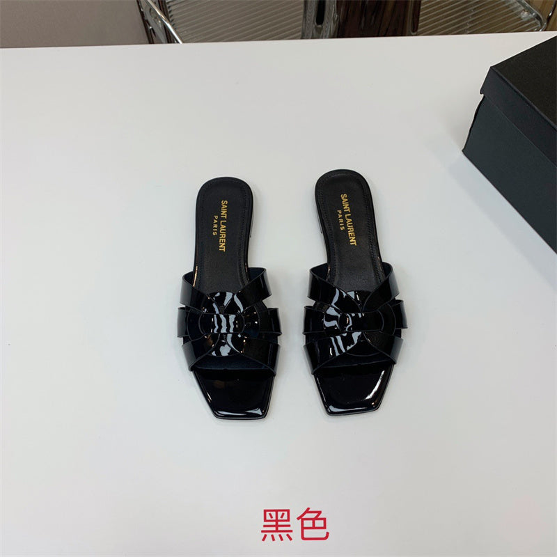 Saint Laurent shoes front view designer style