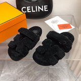 Hermès Black Ankle Boots - Heel Detail View
