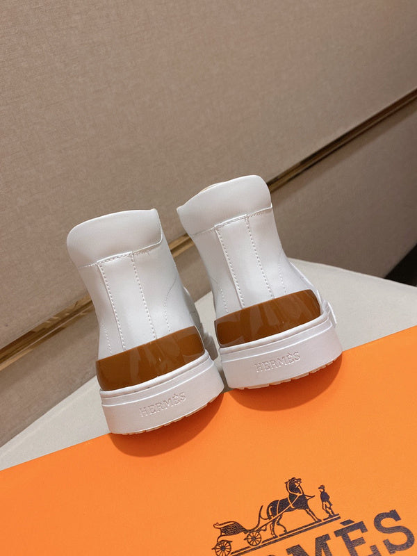 Hermès Tan Ankle Strap Heels - Lifestyle Styling Shot