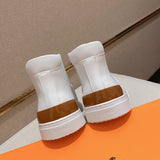 Hermès Tan Ankle Strap Heels - Lifestyle Styling Shot