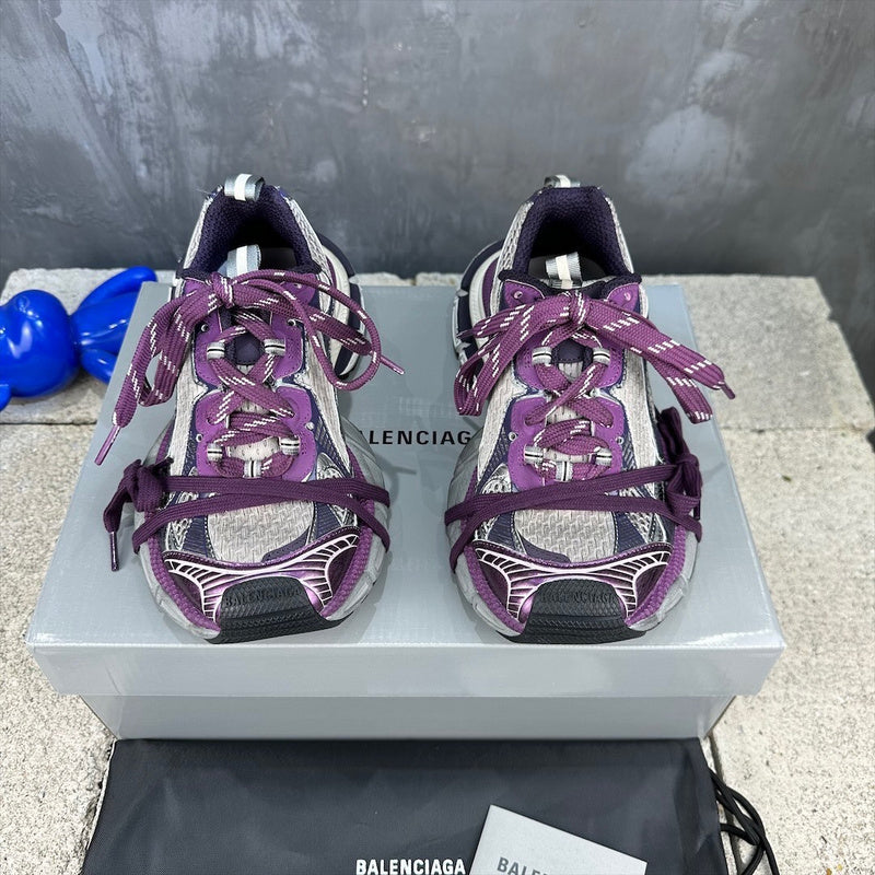 Balenciaga Camel High-Top Sneakers - Heel Detail View