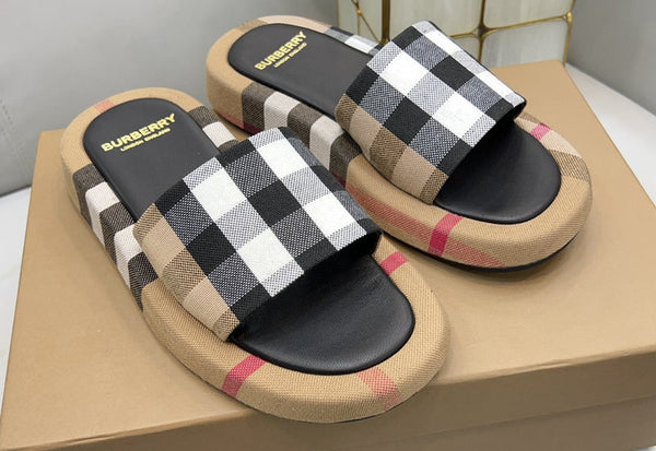 Burberry Camel High-Top Sneakers - Sole Detail View