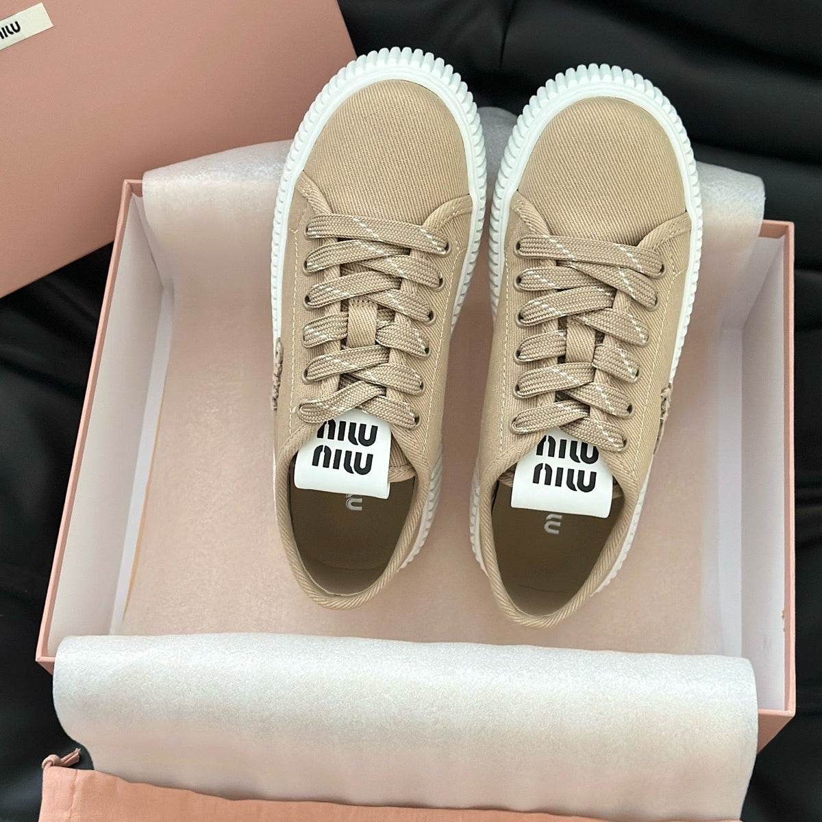 Shoes- Miu M Trainers Comfortable Everyday Designer Shoes