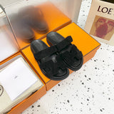 Hermès Tan Gladiator Sandals - Side Profile View