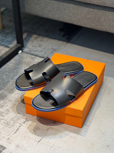 Hermes shoes Style 013 - front view, bold signature style