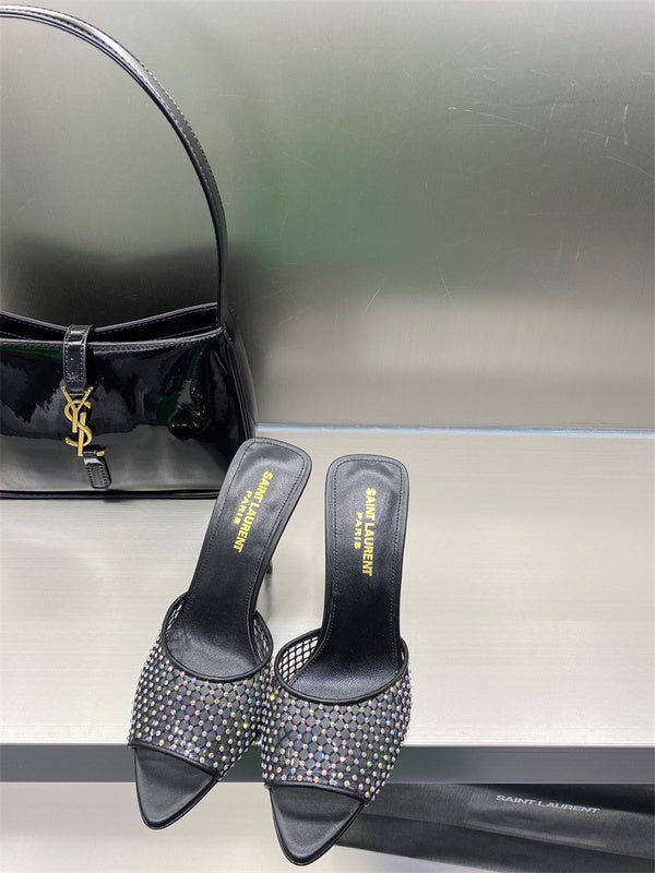 Saint Laurent designer shoes full view