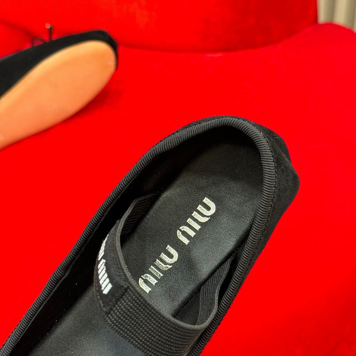 Shoes- Miu M Ballerina Flats Luxury Lifestyle Designer Footwear