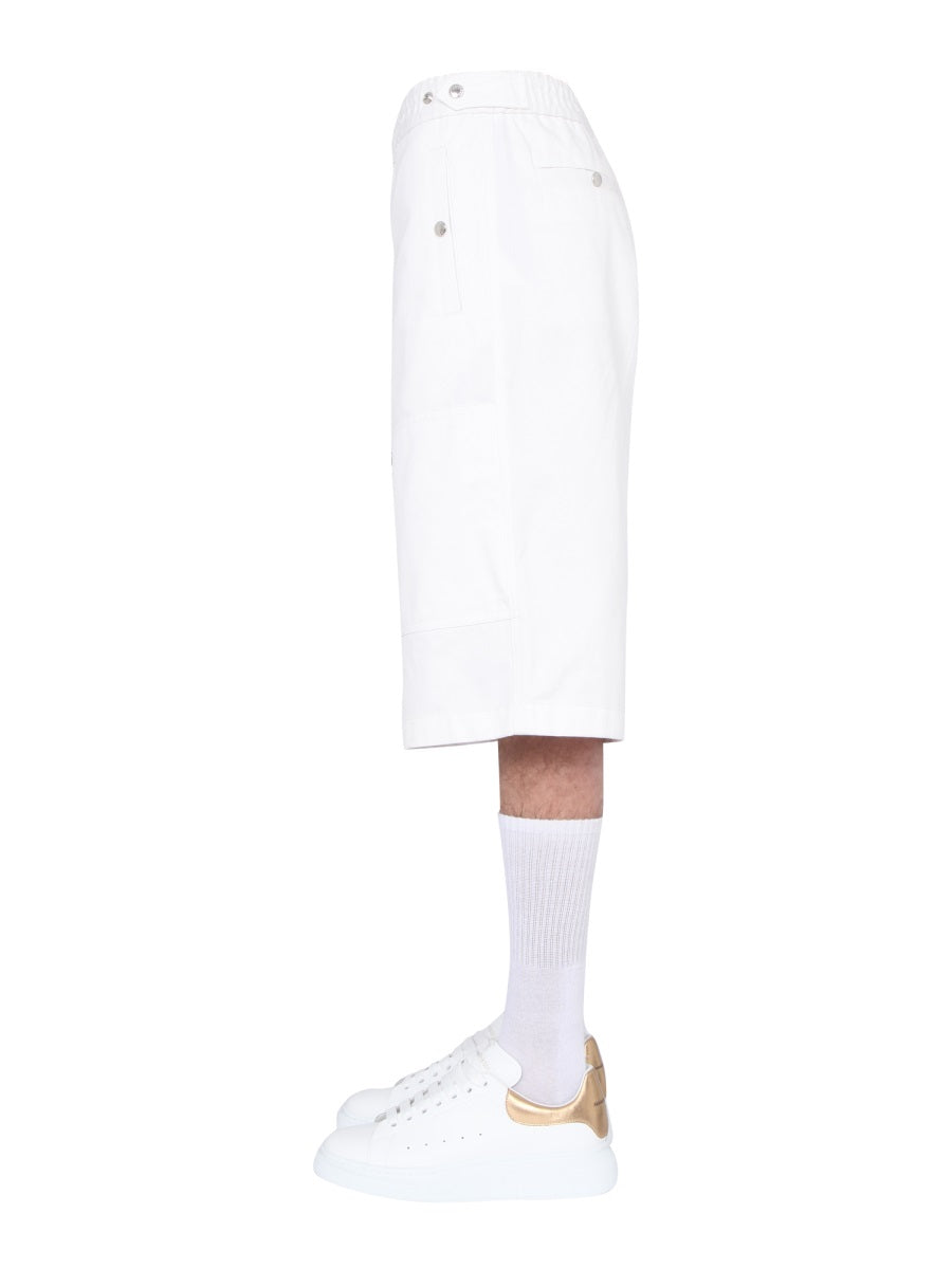 Alexander McQueen Shorts? Alexander Mcqueen Men Japanese Gabardine Shorts Premium Designer Casual Shorts