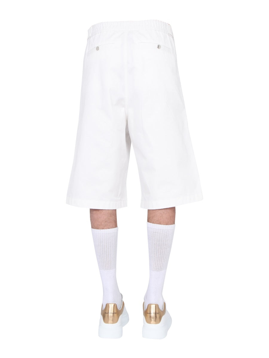 Alexander McQueen Shorts? Alexander Mcqueen Men Japanese Gabardine Shorts Premium Designer Casual Shorts