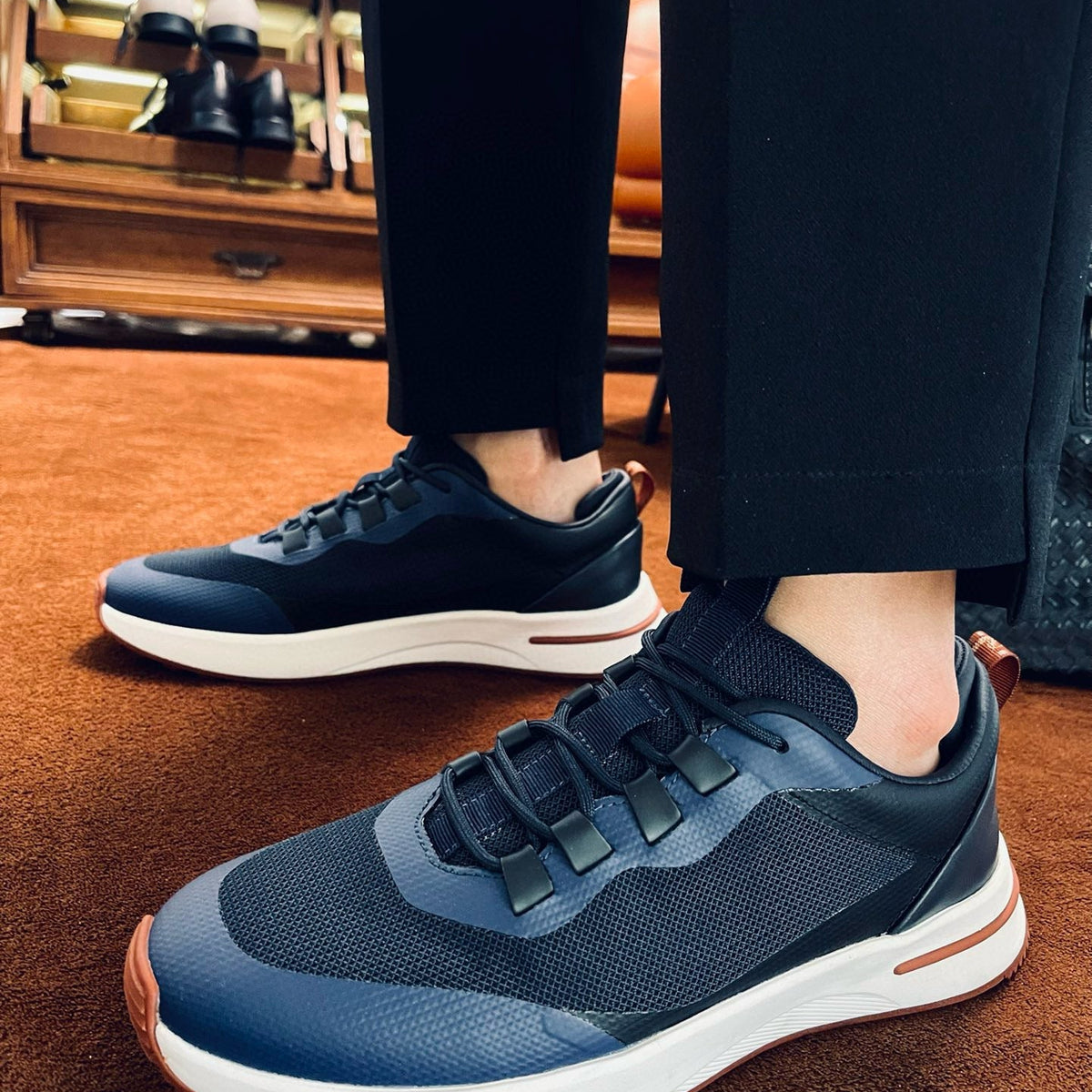 Shoes- Loro P Weekend Walk Trainers Luxury Lifestyle Designer Footwear