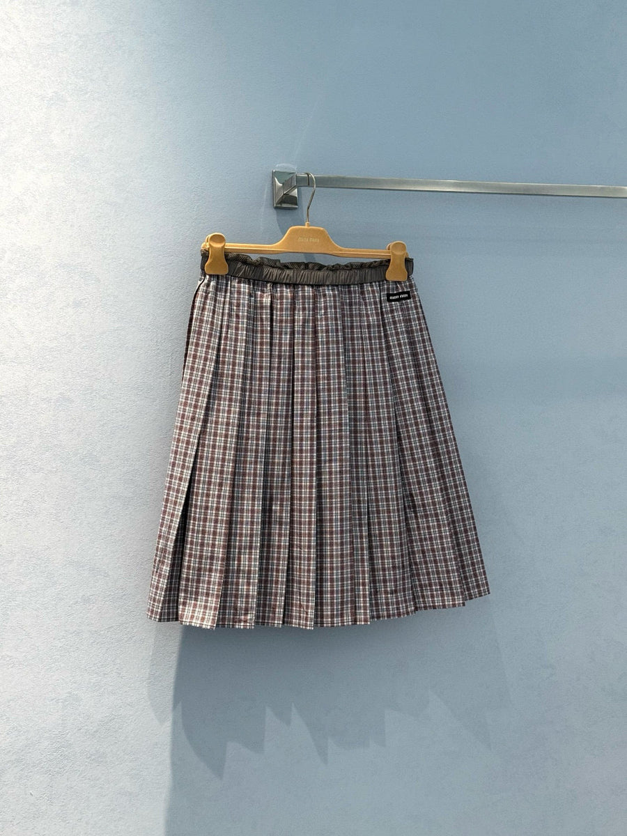 Skirts- Miu M Skirt Elegant Designer Casual Skirt