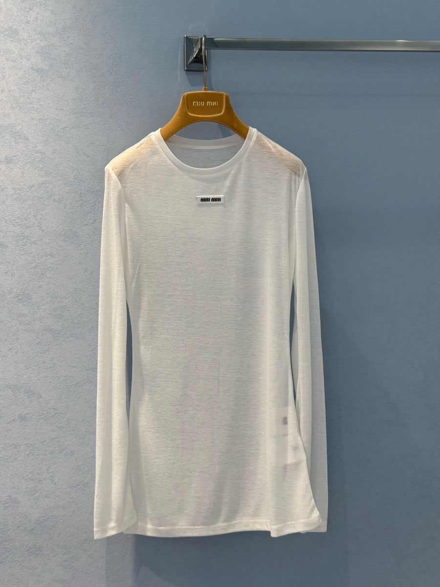 Tops- Miu M Top Elegant Everyday Designer Top