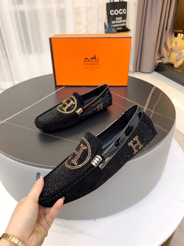 Hermes shoes Style 039 - back heel detail