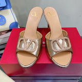 Valentino Garavani designer shoes full view
