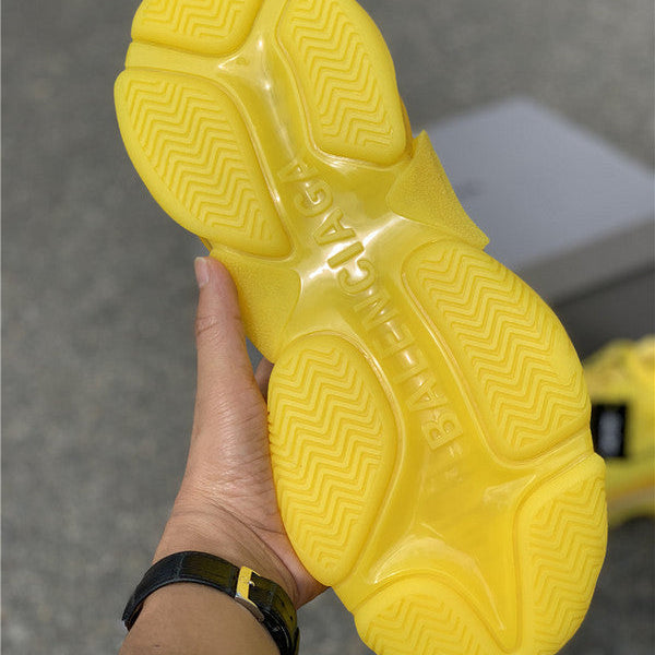 Balenciaga Nude Low-Top Sneakers - Angled View