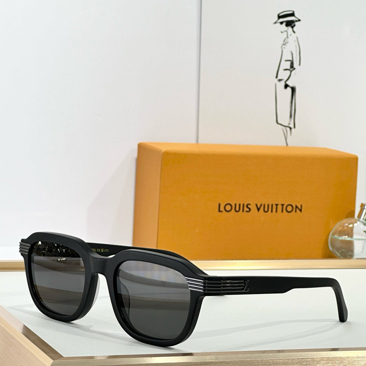 Louis Vuitton Sunglasses- Louis Vuitton Lou Sunglasses Luxury Designer UV Sunglasses