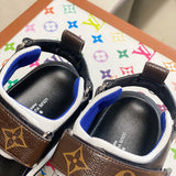 Close-up of Louis Vuitton shoes craftsmanship