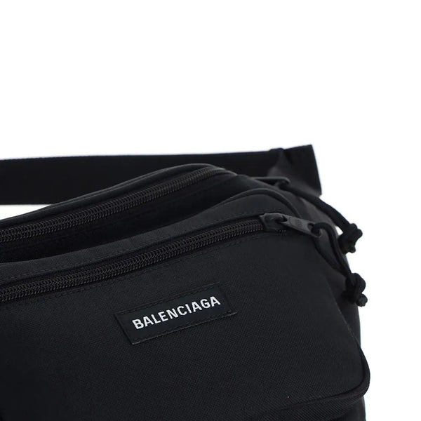 Close-up of Balenciaga handbags hardware and fine stitching