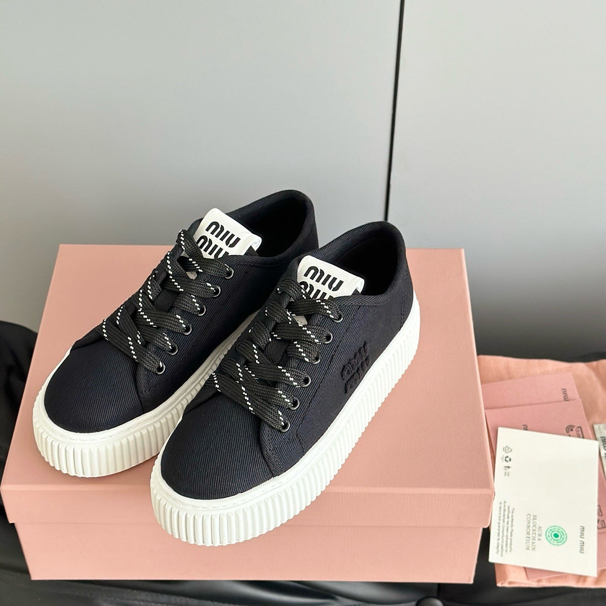 Shoes- Miu M Trainers Premium Designer Casual Shoes