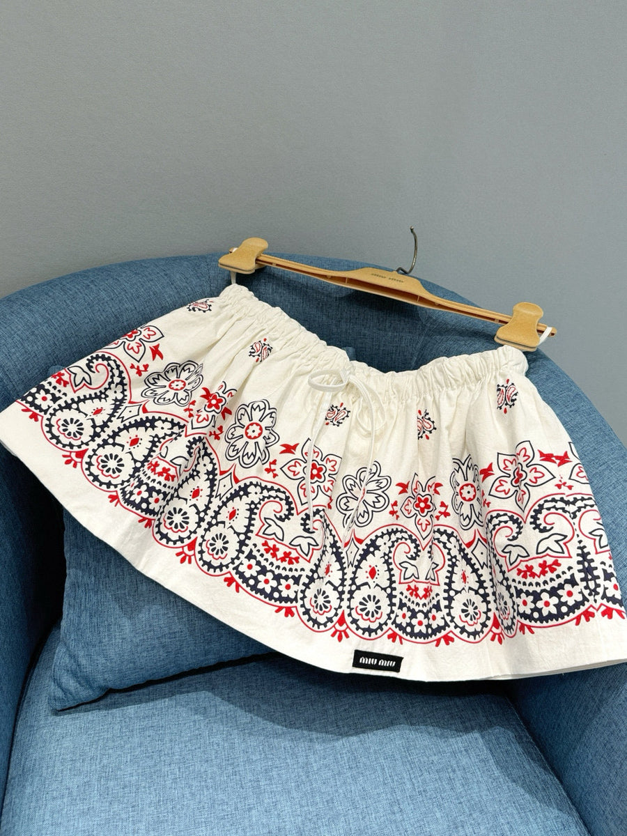 Skirts- Miu M Skirt Elegant Designer Casual Skirt